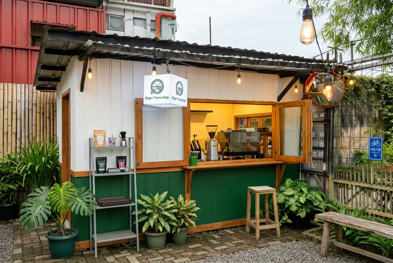 Kios resmi Bogor Punya Kopi Grab&Go