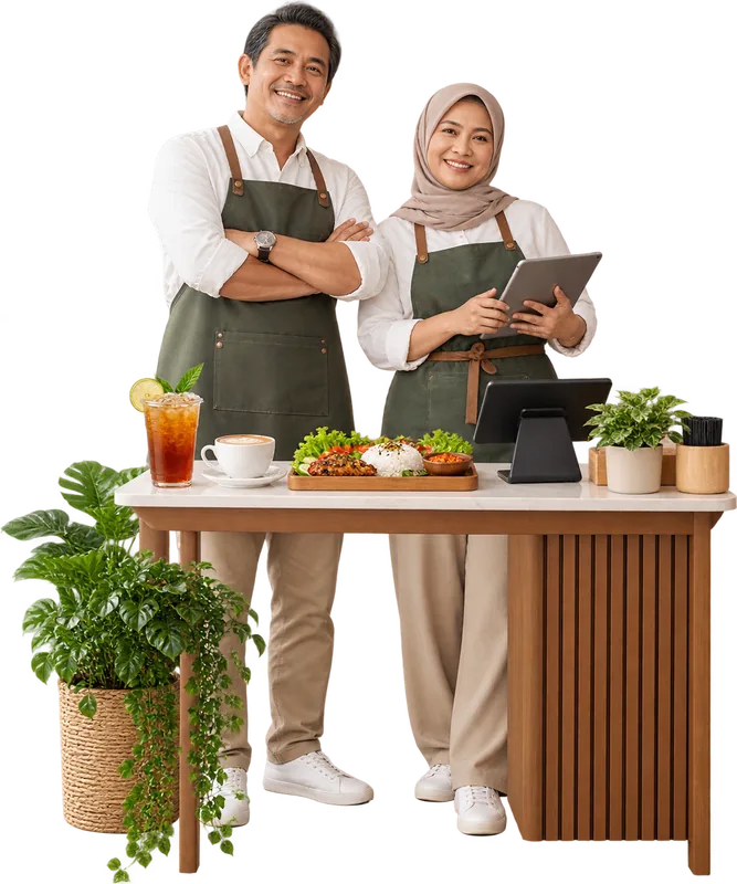 Calon mitra Bogor Punya dengan produk dan sistem kasir