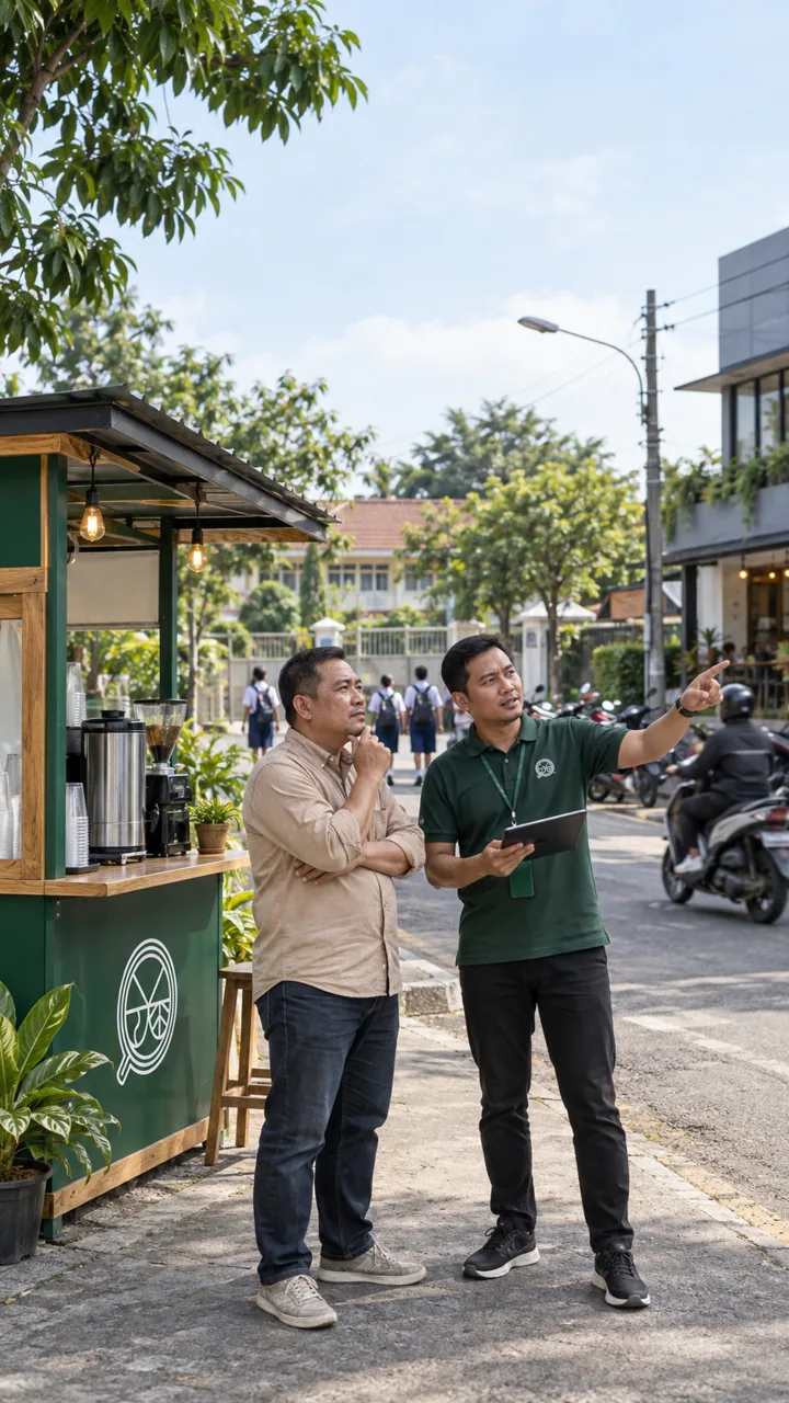 Survei lokasi untuk menentukan jenis usaha